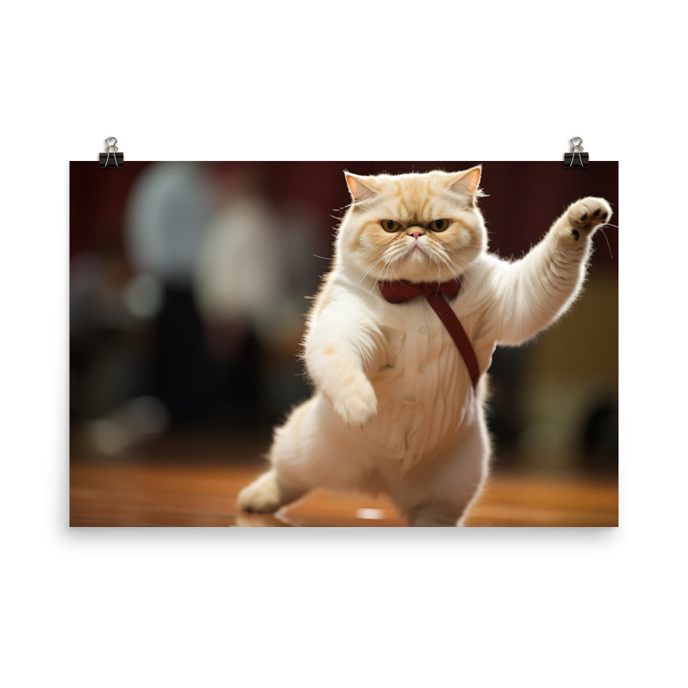 Exotic Shorthair Photo paper poster - PosterfyAI.com