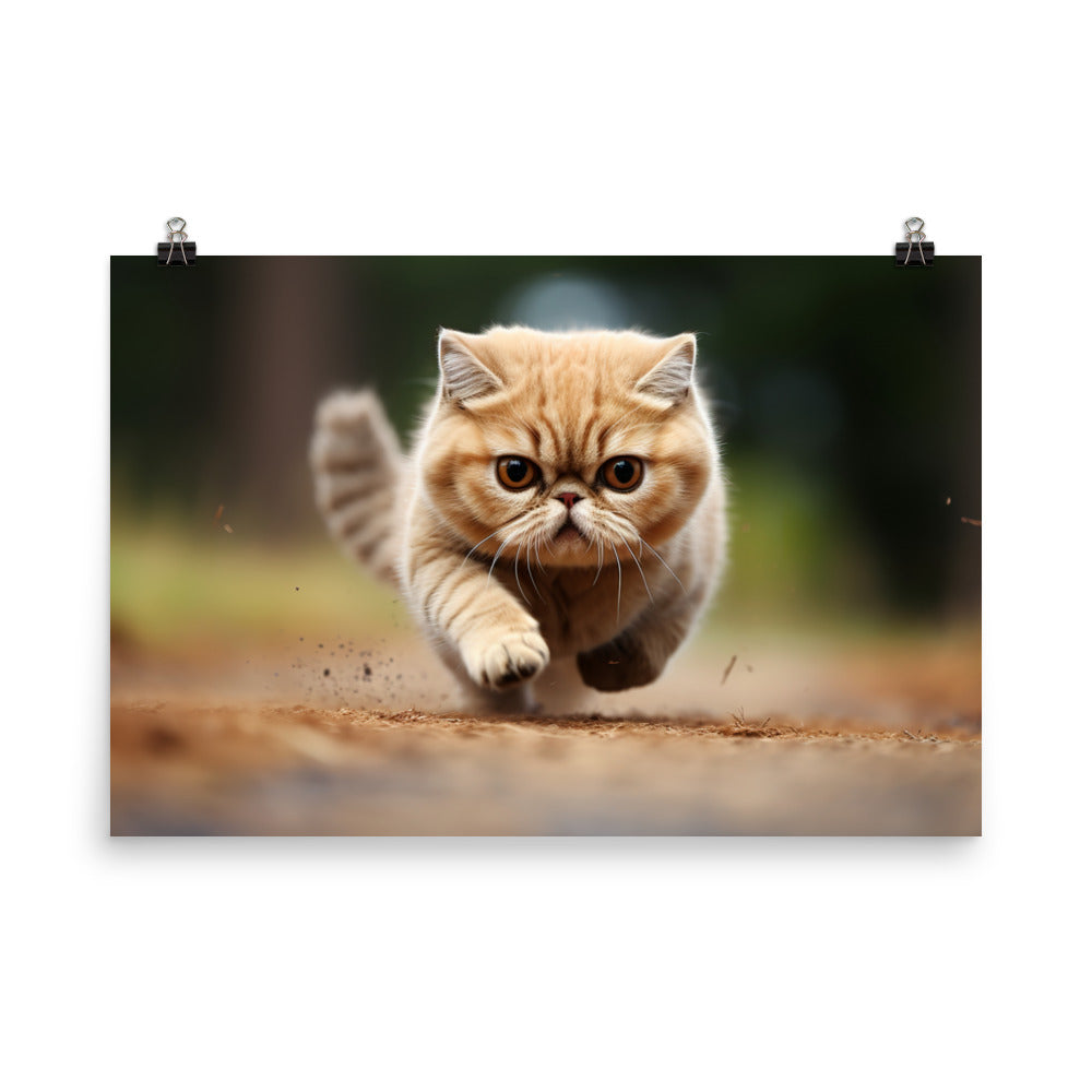 Exotic Shorthair Photo paper poster - PosterfyAI.com