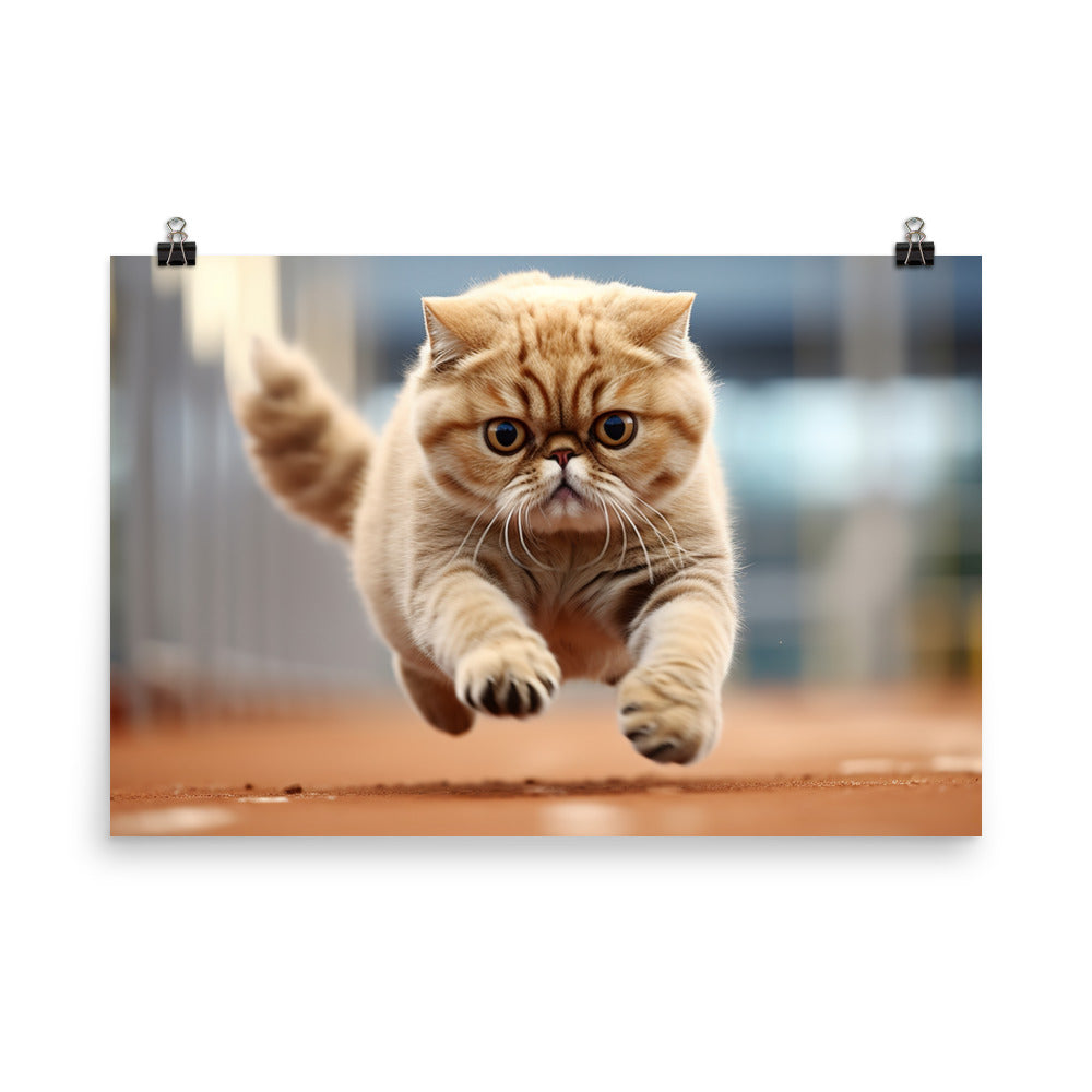 Exotic Shorthair Photo paper poster - PosterfyAI.com