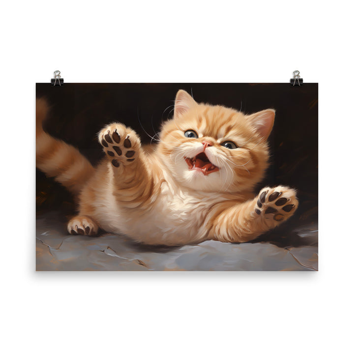 Exotic Shorthair Photo paper poster - PosterfyAI.com