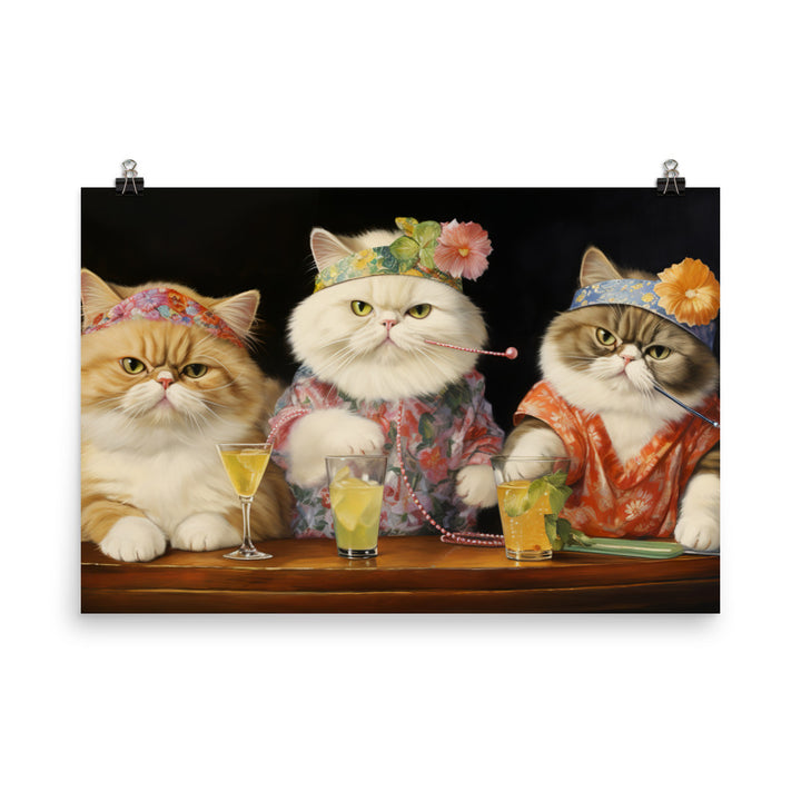 Exotic Shorthair Photo paper poster - PosterfyAI.com