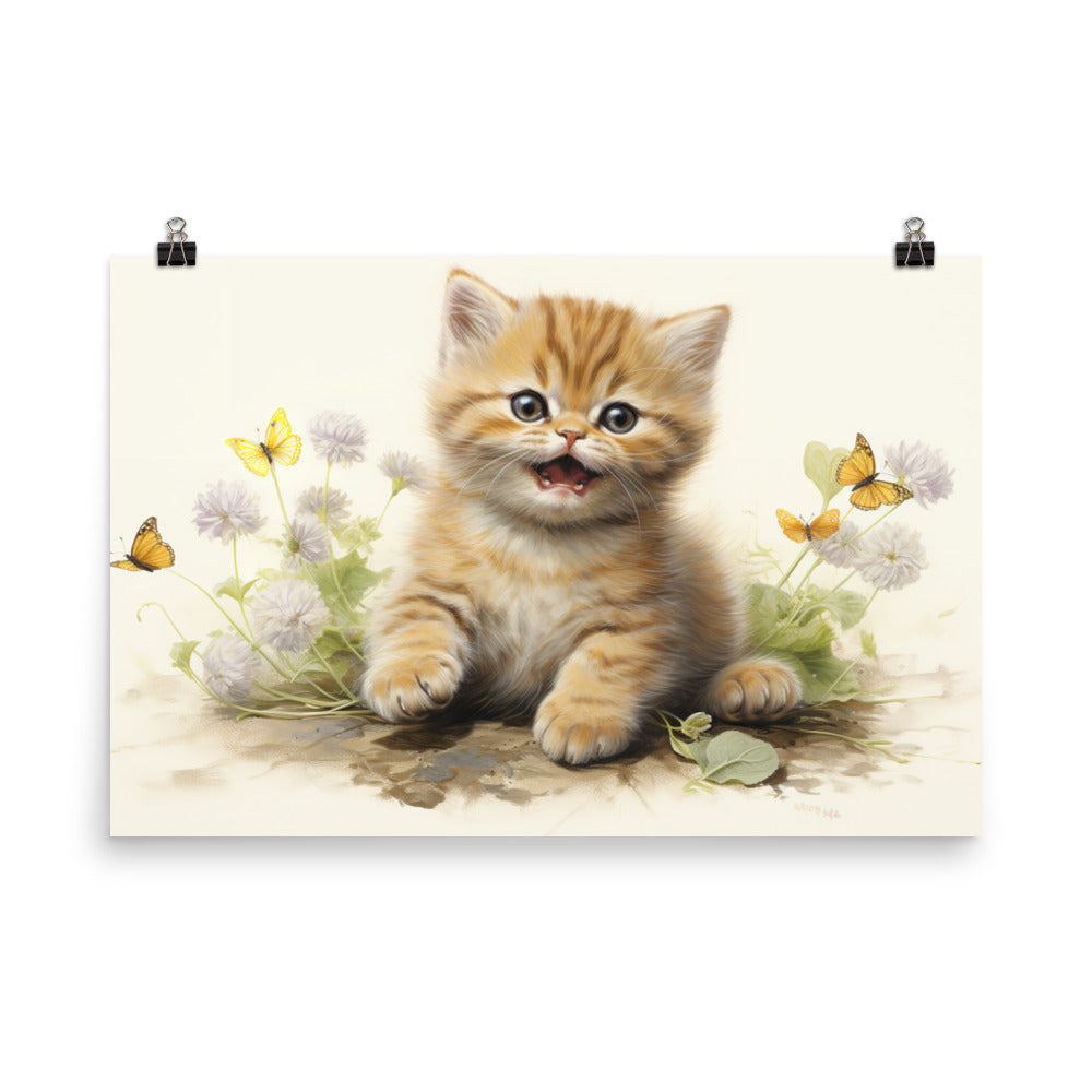 Exotic Shorthair Photo paper poster - PosterfyAI.com