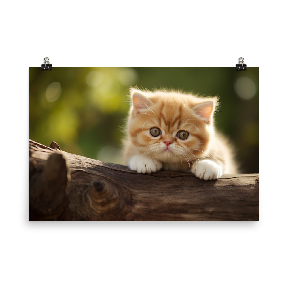 Exotic Shorthair Photo paper poster - PosterfyAI.com