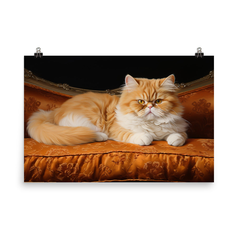 Exotic Shorthair Photo paper poster - PosterfyAI.com