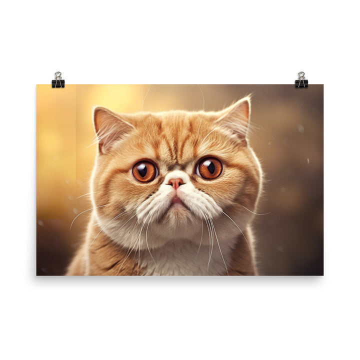 Exotic Shorthair Photo paper poster - PosterfyAI.com