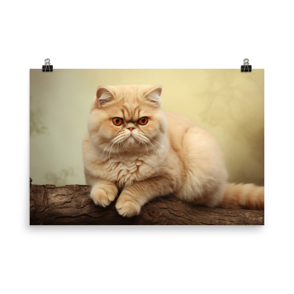 Exotic Shorthair Photo paper poster - PosterfyAI.com