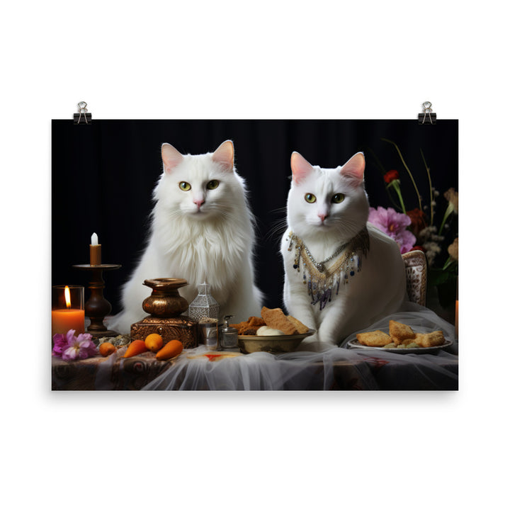 Turkish Van Photo paper poster - PosterfyAI.com