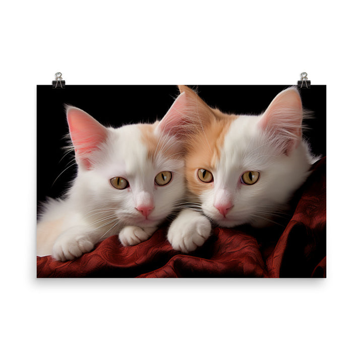 Turkish Van Photo paper poster - PosterfyAI.com