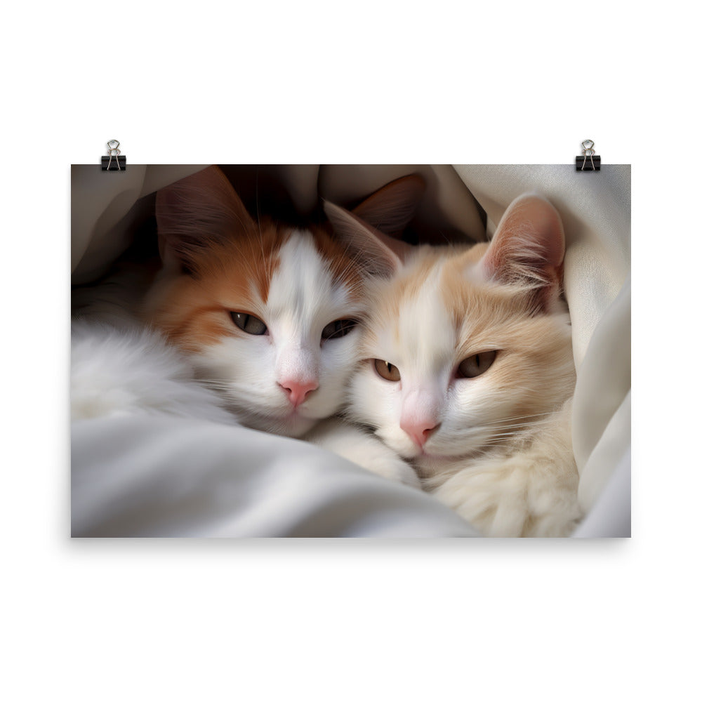 Turkish Van Photo paper poster - PosterfyAI.com