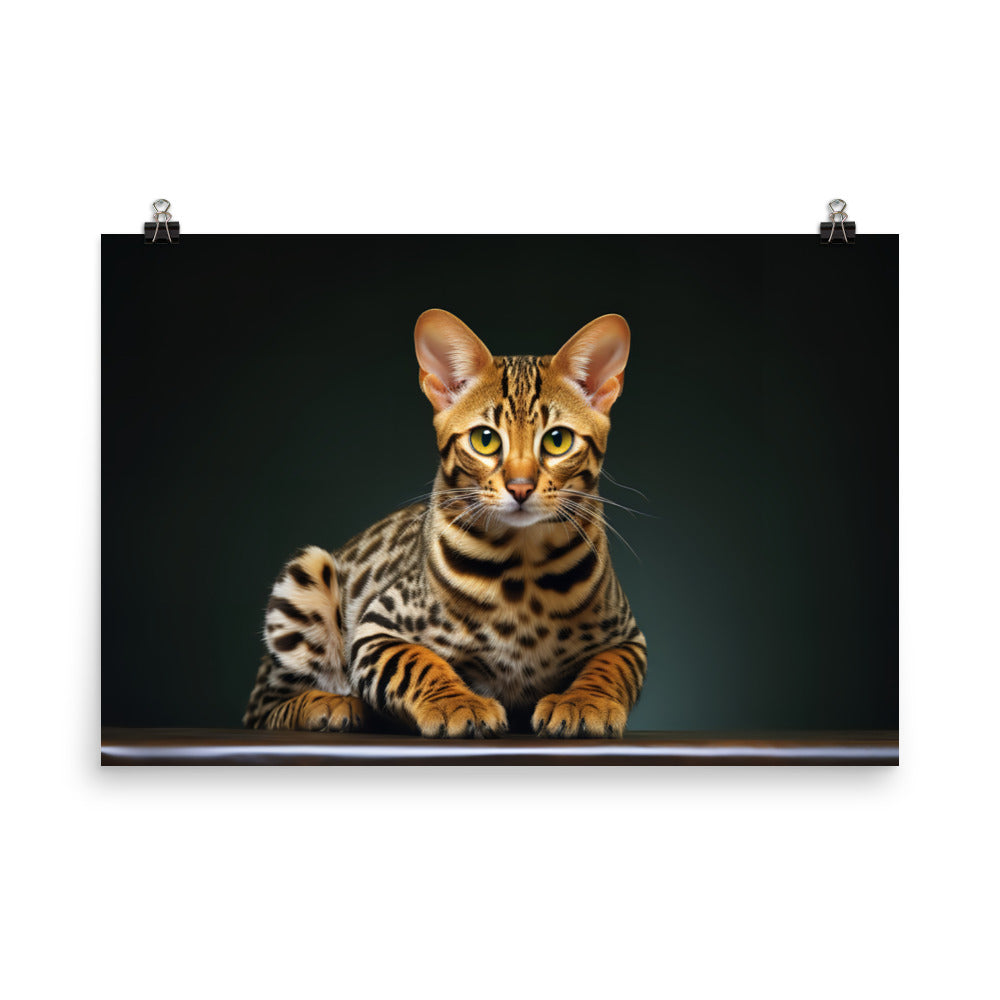 Ocicat Photo paper poster - PosterfyAI.com