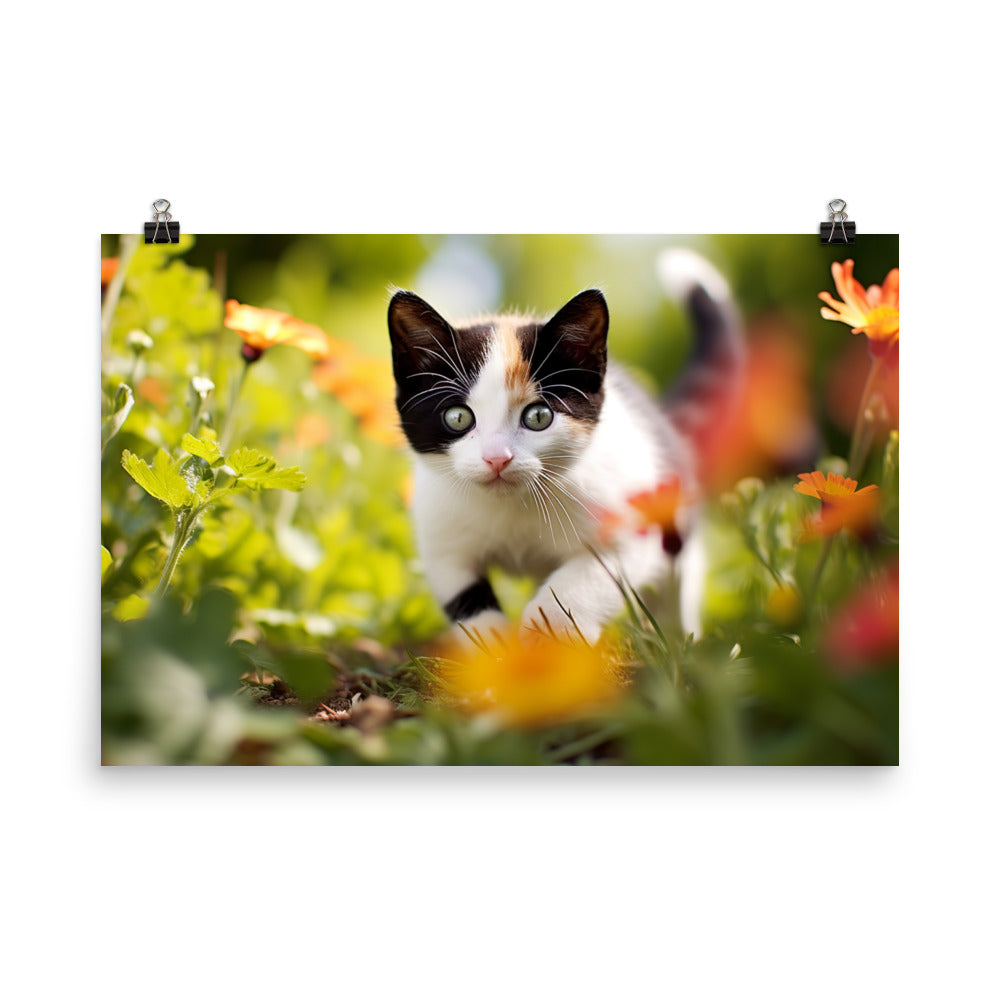 Japanese Bobtail Photo paper poster - PosterfyAI.com