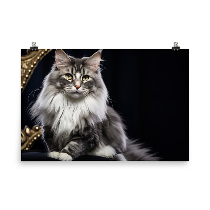 Norwegian Forest Photo paper poster - PosterfyAI.com