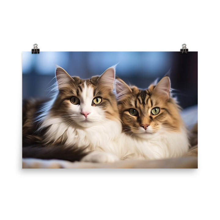 Norwegian Forest Photo paper poster - PosterfyAI.com