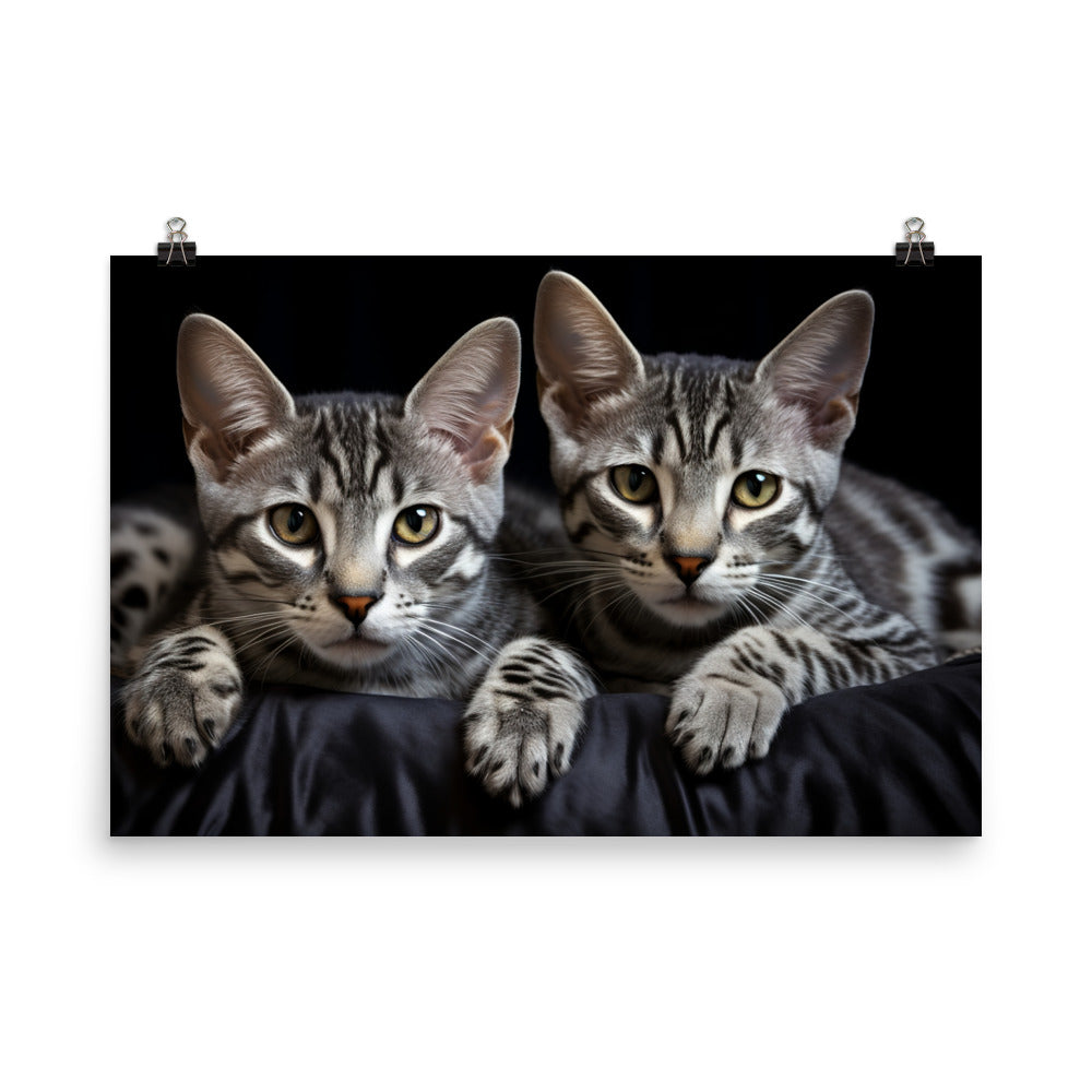 Egyptian Mau Photo paper poster - PosterfyAI.com