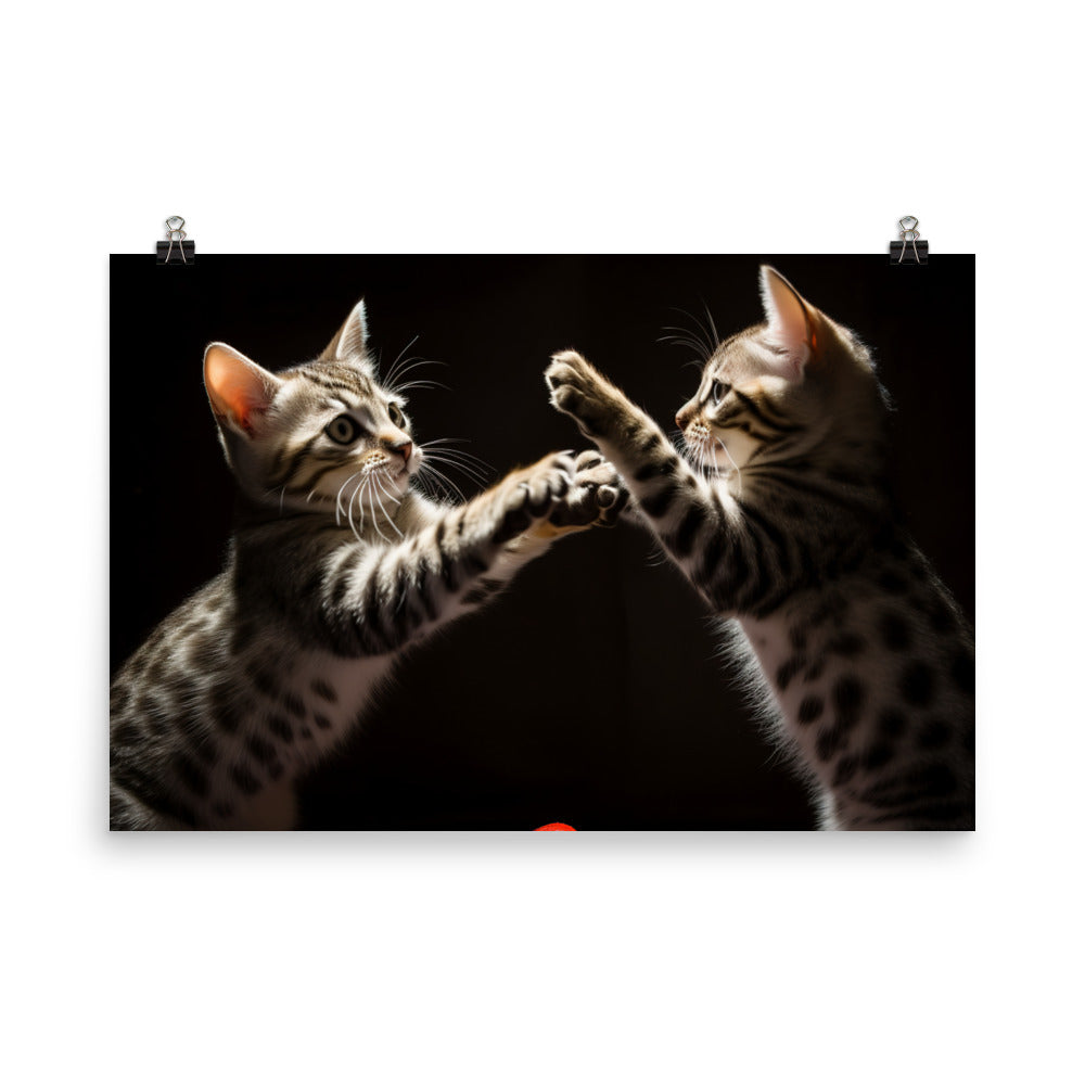 Egyptian Mau Photo paper poster - PosterfyAI.com