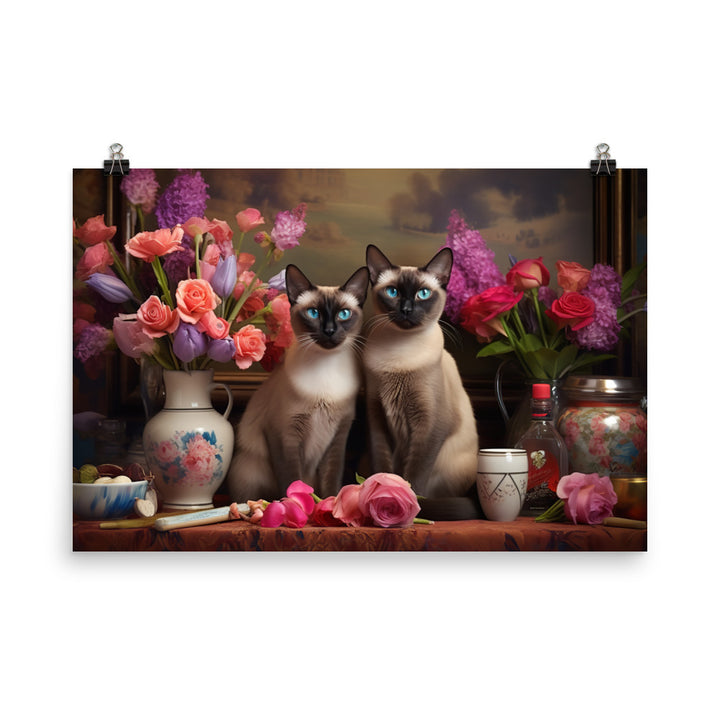 Siamese Photo paper poster - PosterfyAI.com