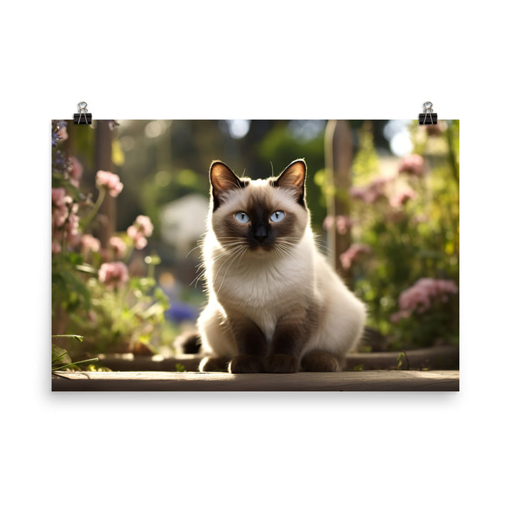 Siamese Photo paper poster - PosterfyAI.com