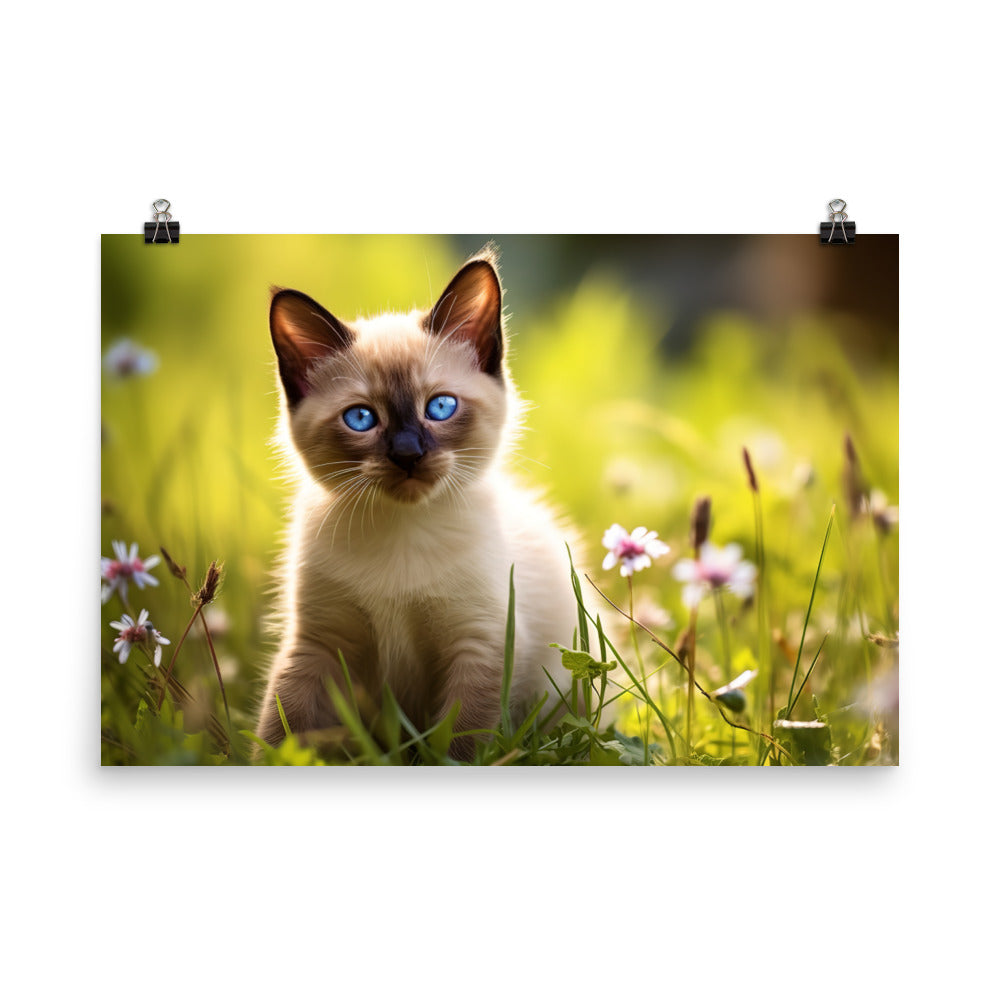 Siamese Photo paper poster - PosterfyAI.com