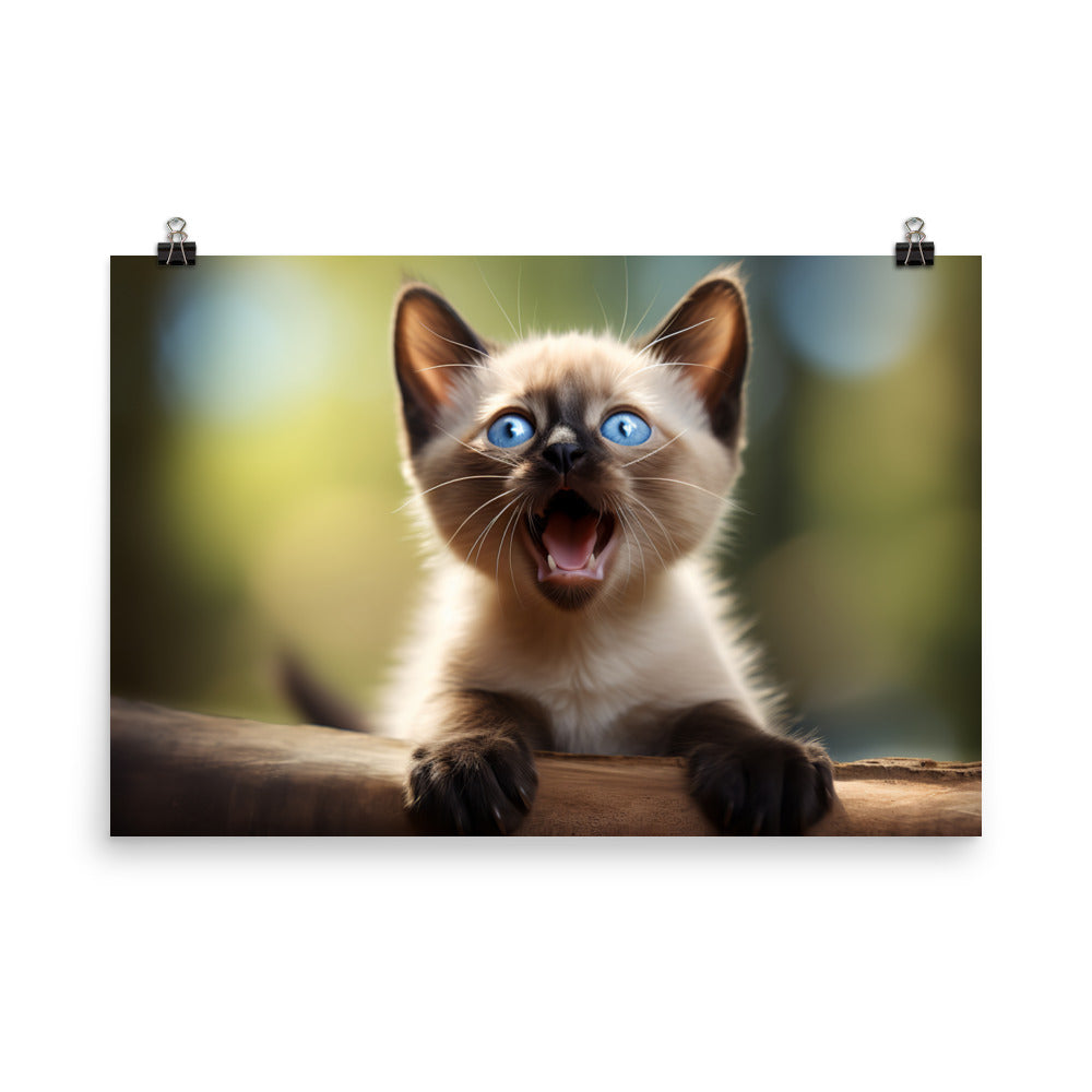 Siamese Photo paper poster - PosterfyAI.com