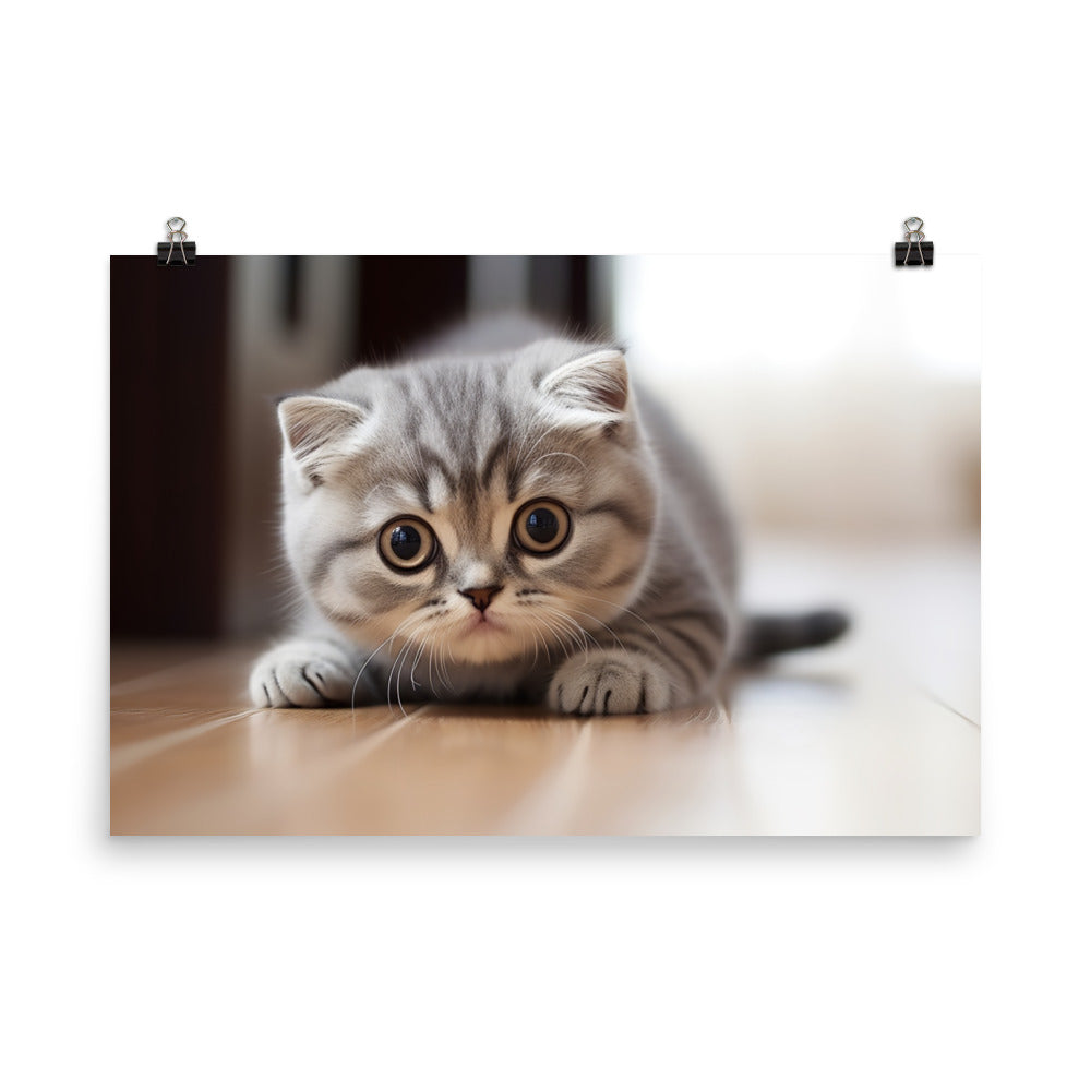 Scottish Fold Photo paper poster - PosterfyAI.com