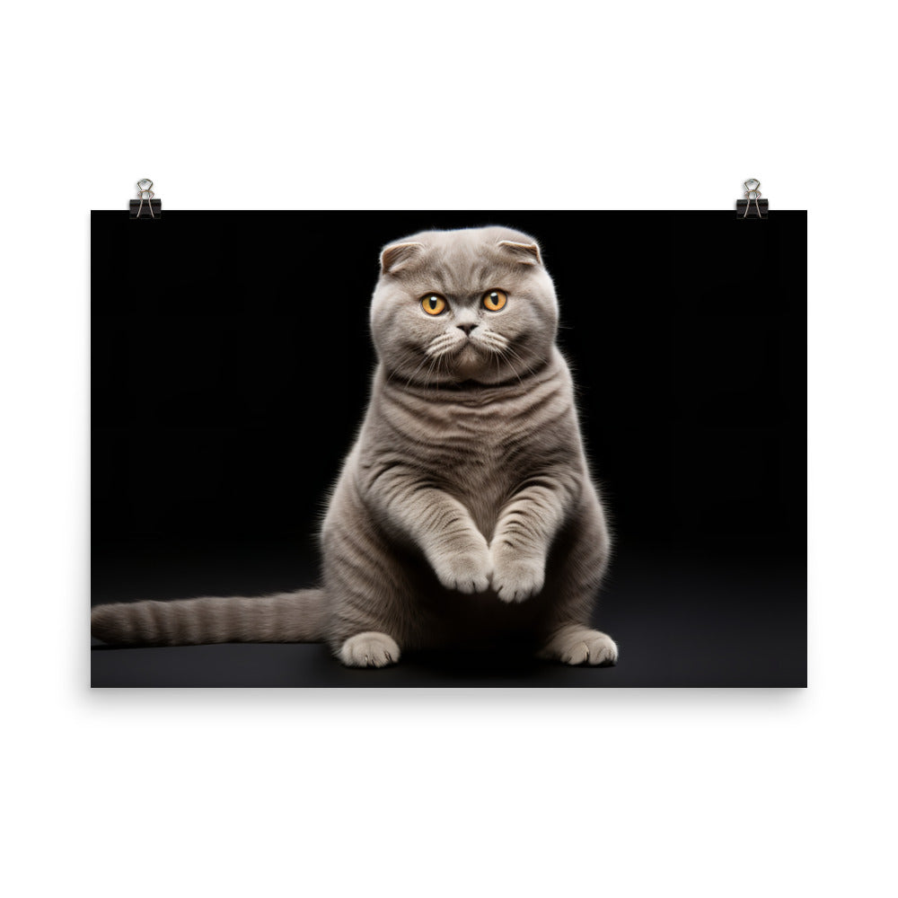 Scottish Fold Photo paper poster - PosterfyAI.com