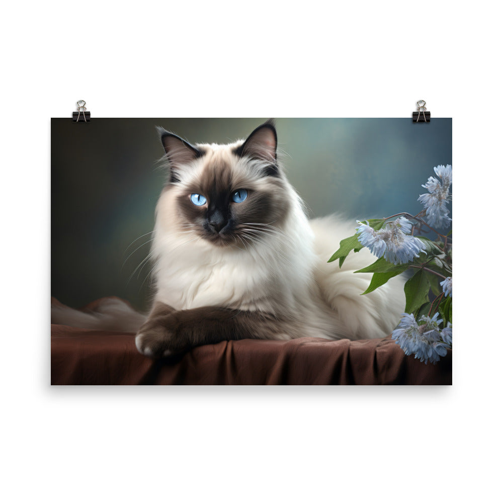 Birman Photo paper poster - PosterfyAI.com