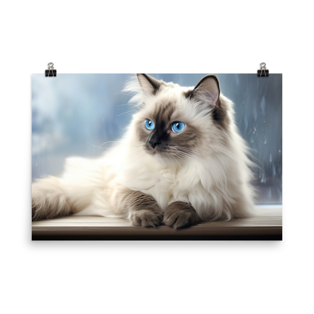 Birman Photo paper poster - PosterfyAI.com