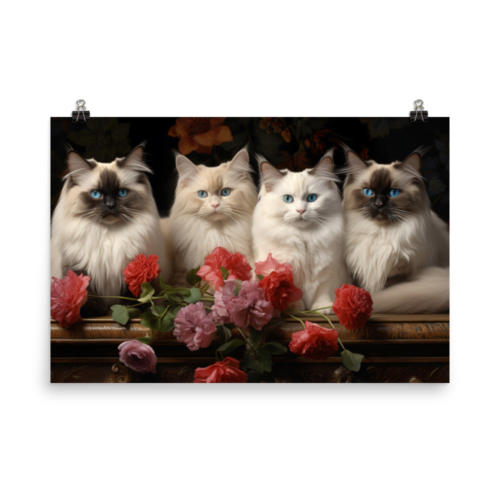 Birman Photo paper poster - PosterfyAI.com