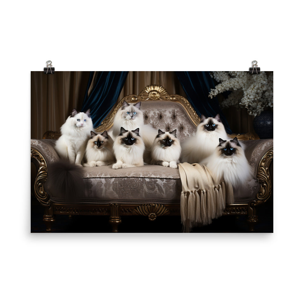 Birman Photo paper poster - PosterfyAI.com