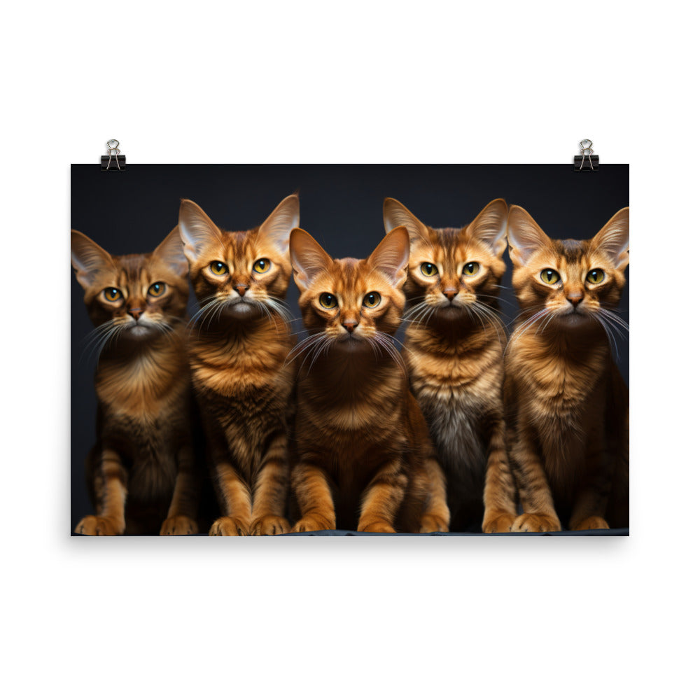 Abyssinian Photo paper poster - PosterfyAI.com