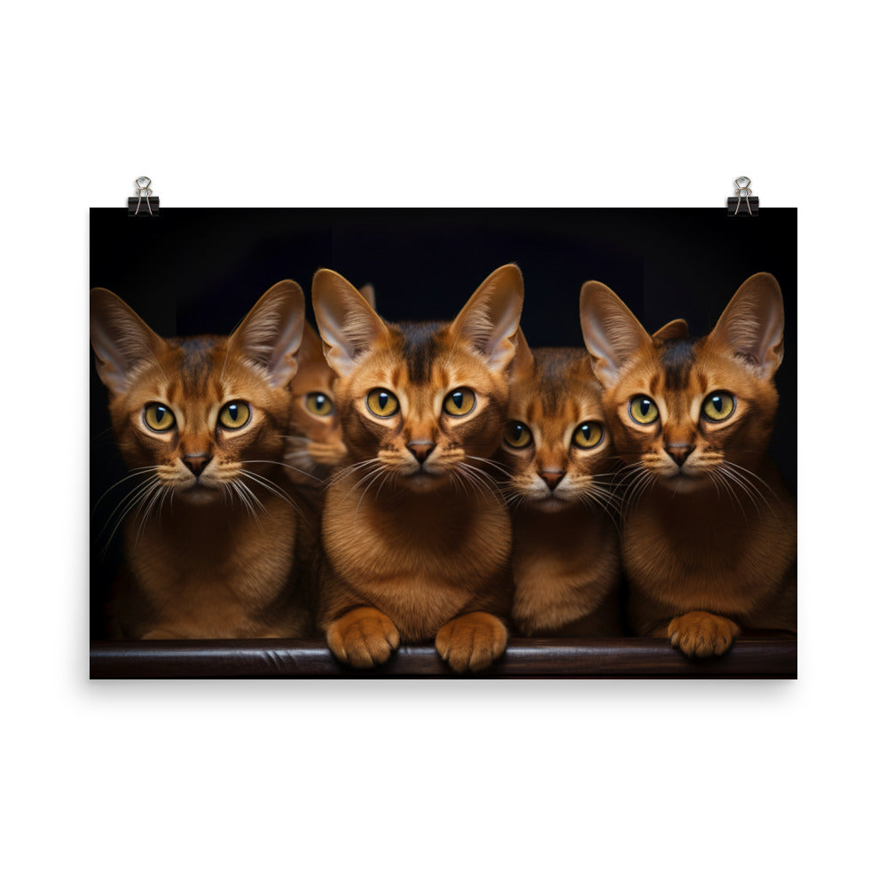 Abyssinian Photo paper poster - PosterfyAI.com