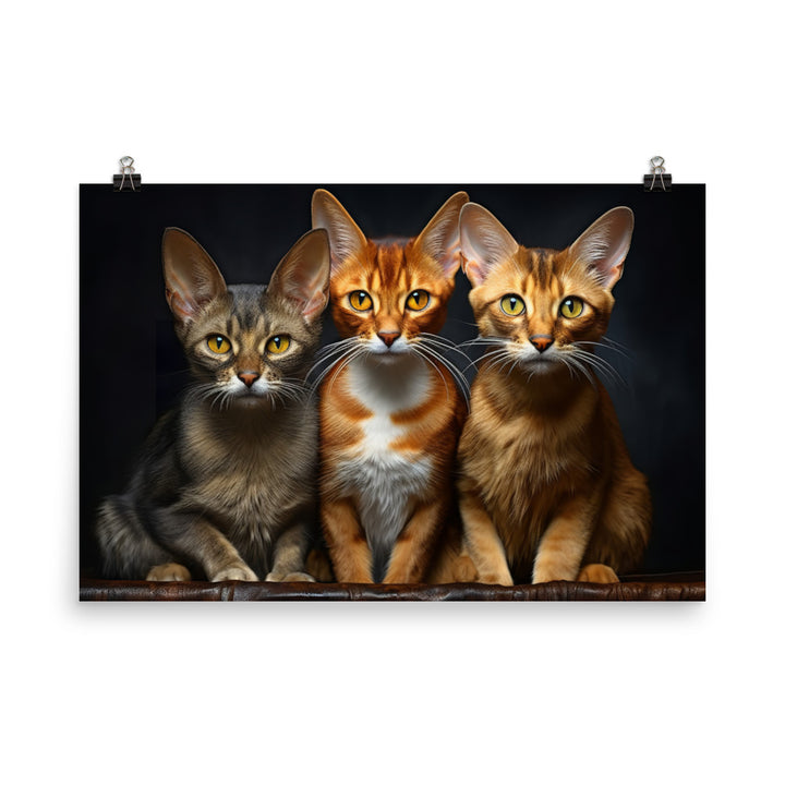 Abyssinian Photo paper poster - PosterfyAI.com