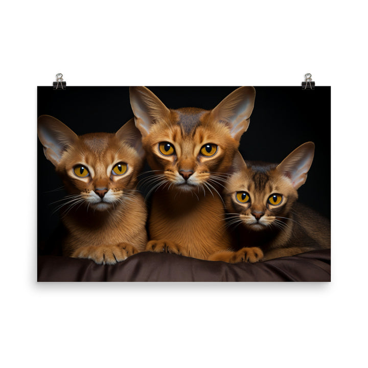 Abyssinian Photo paper poster - PosterfyAI.com