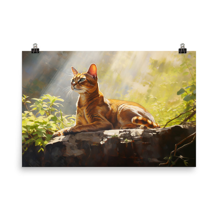 Abyssinian Photo paper poster - PosterfyAI.com