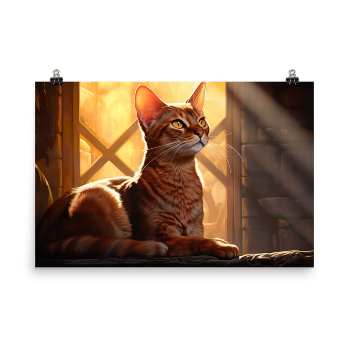 Abyssinian Photo paper poster - PosterfyAI.com