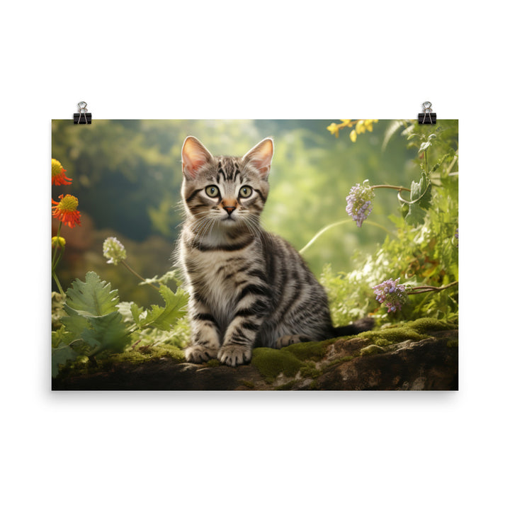 American Shorthair Photo paper poster - PosterfyAI.com