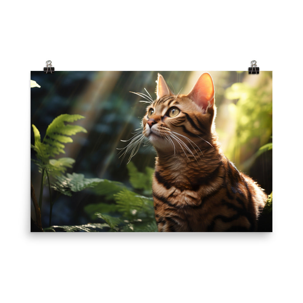 American Shorthair Photo paper poster - PosterfyAI.com