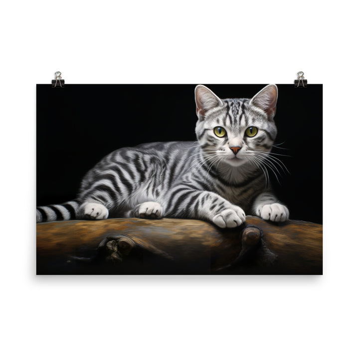 American Shorthair Photo paper poster - PosterfyAI.com