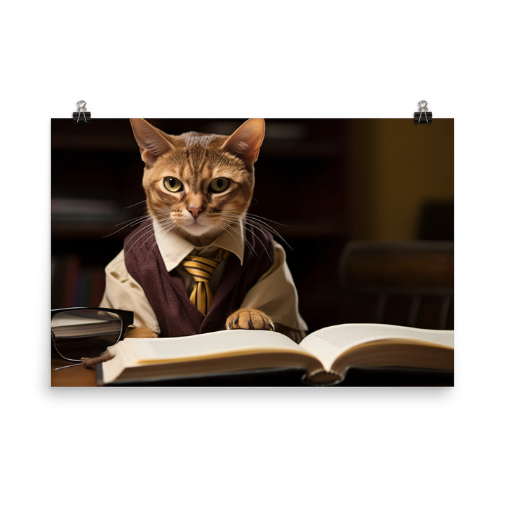 Abyssinian Student Photo paper poster - PosterfyAI.com