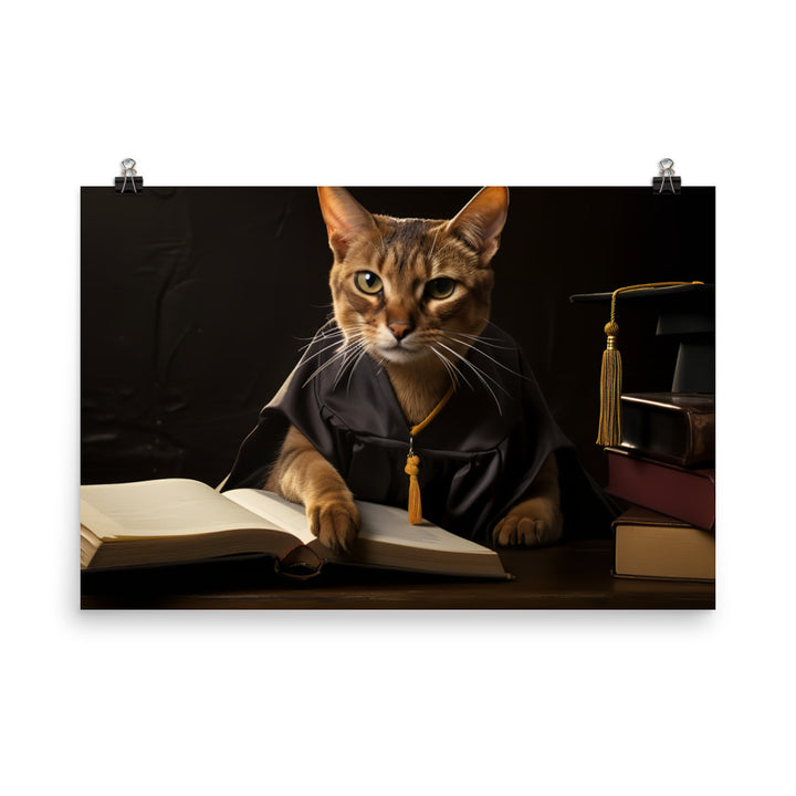 Abyssinian Student Photo paper poster - PosterfyAI.com