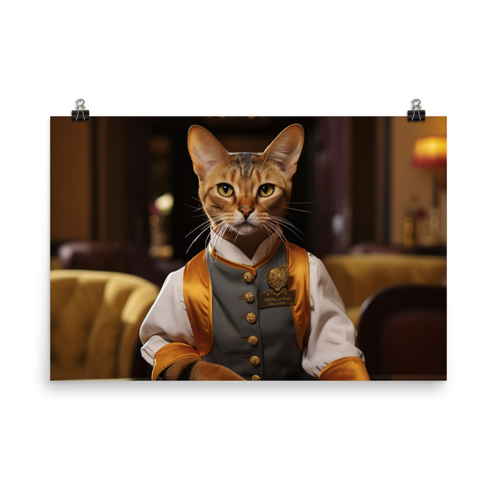 Abyssinian Hotel Staff Photo paper poster - PosterfyAI.com