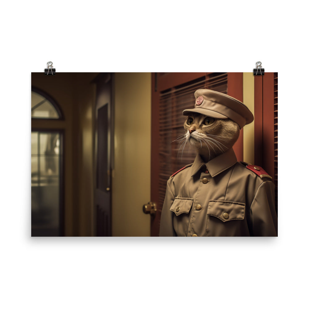 Abyssinian Prison Officer Photo paper poster - PosterfyAI.com