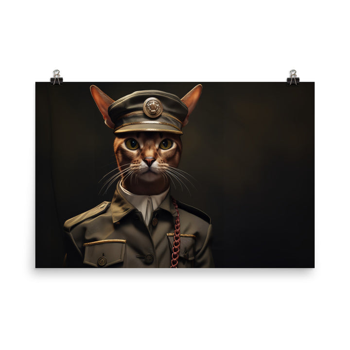 Abyssinian Prison Officer Photo paper poster - PosterfyAI.com