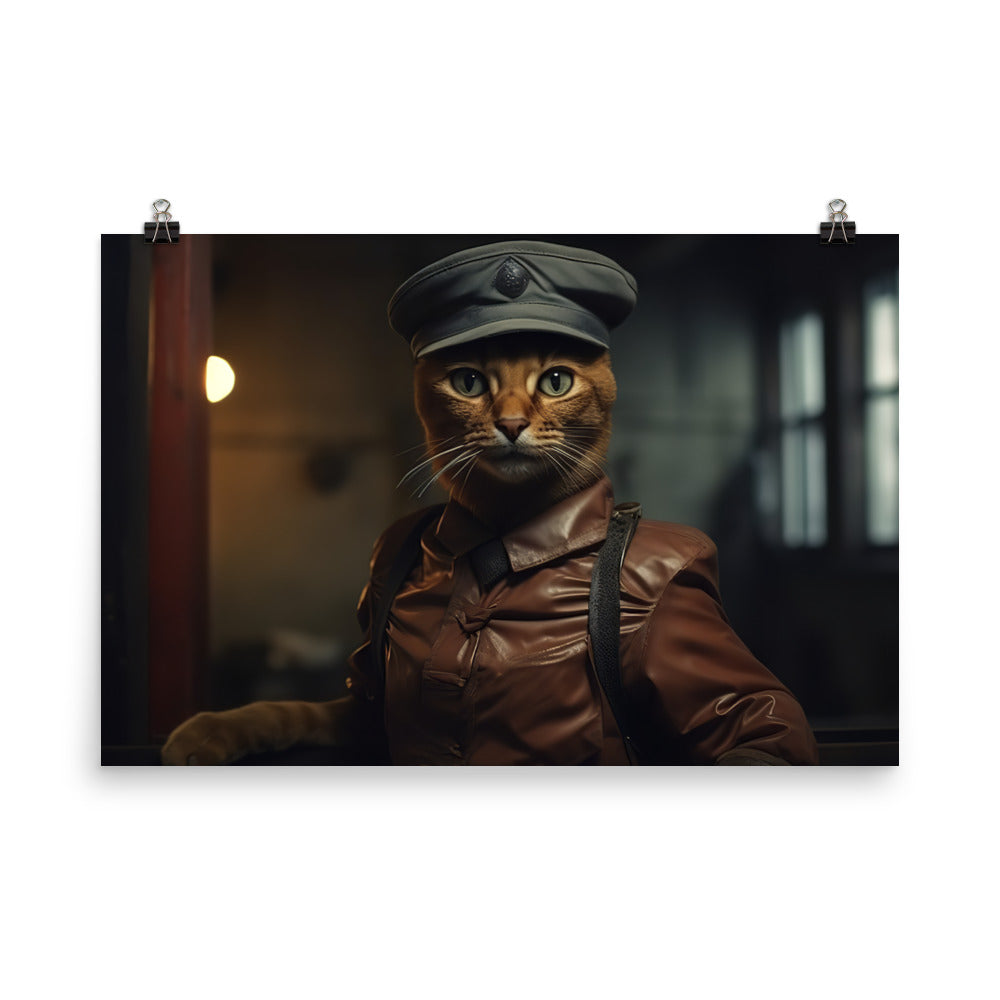 Abyssinian Prison Officer Photo paper poster - PosterfyAI.com