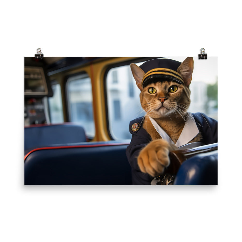 Abyssinian Transit Operator Photo paper poster - PosterfyAI.com