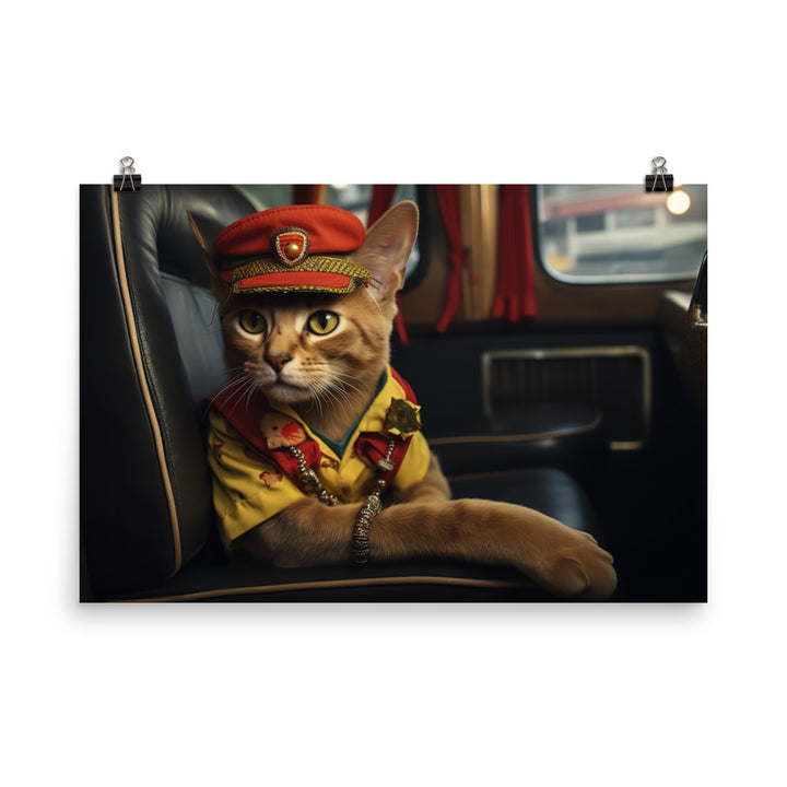 Abyssinian Transit Operator Photo paper poster - PosterfyAI.com