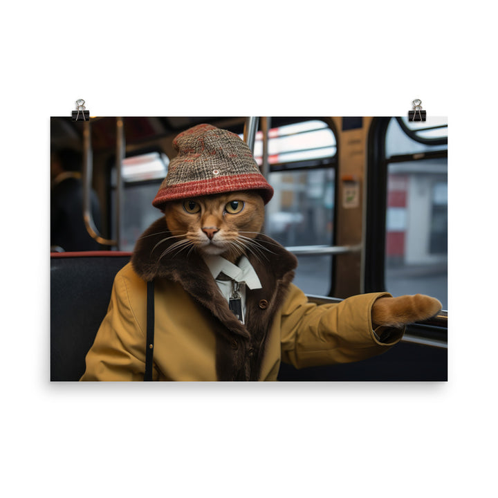 Abyssinian Transit Operator Photo paper poster - PosterfyAI.com