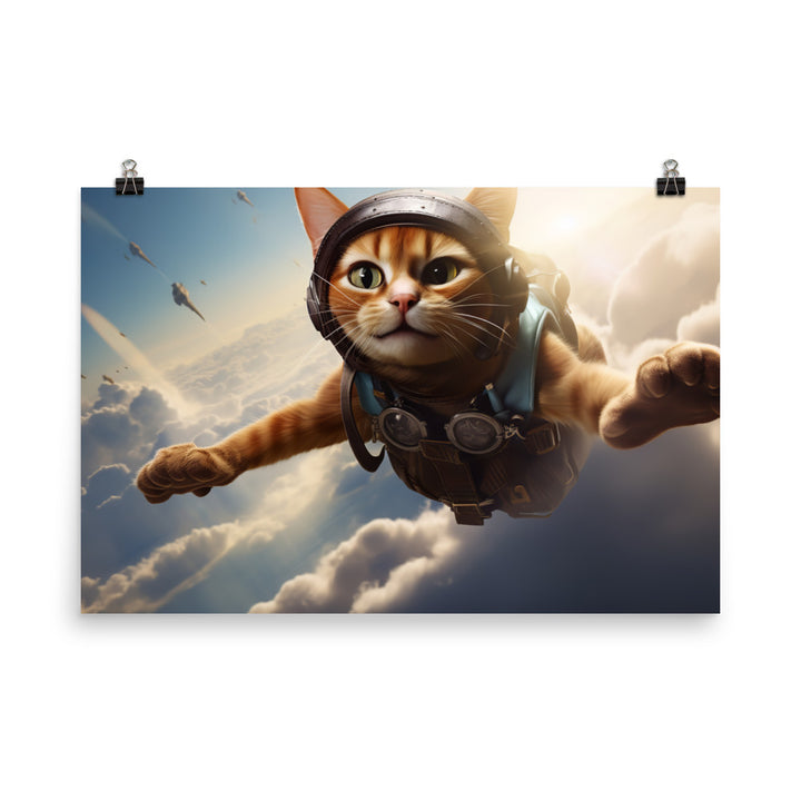 Abyssinian Pilot Photo paper poster - PosterfyAI.com