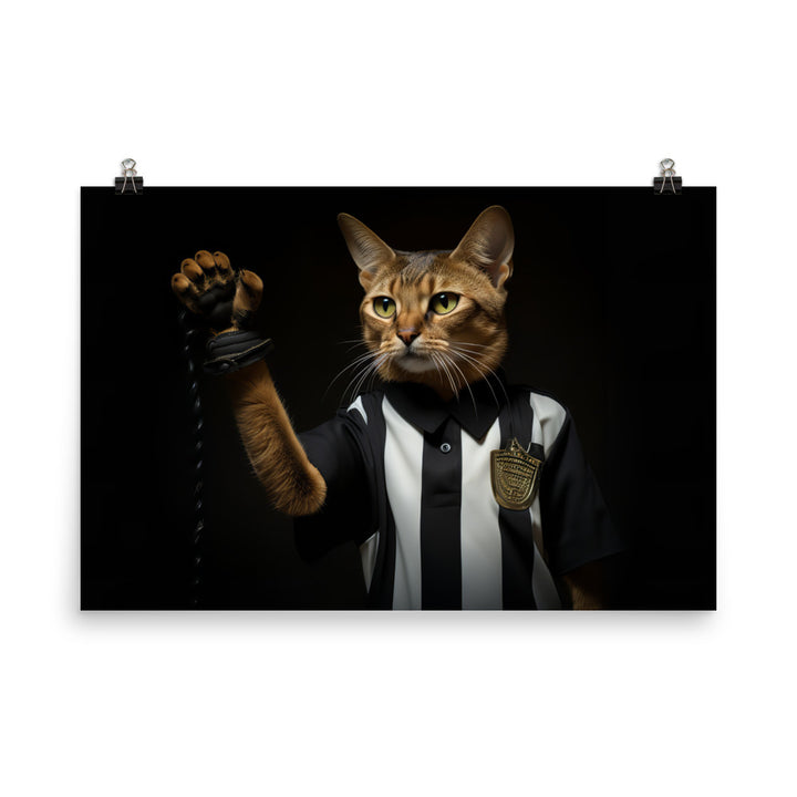 Abyssinian Referee Photo paper poster - PosterfyAI.com