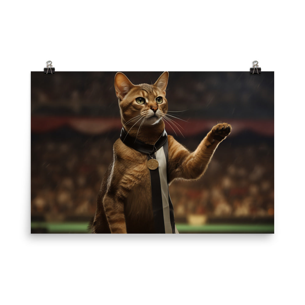 Abyssinian Referee Photo paper poster - PosterfyAI.com